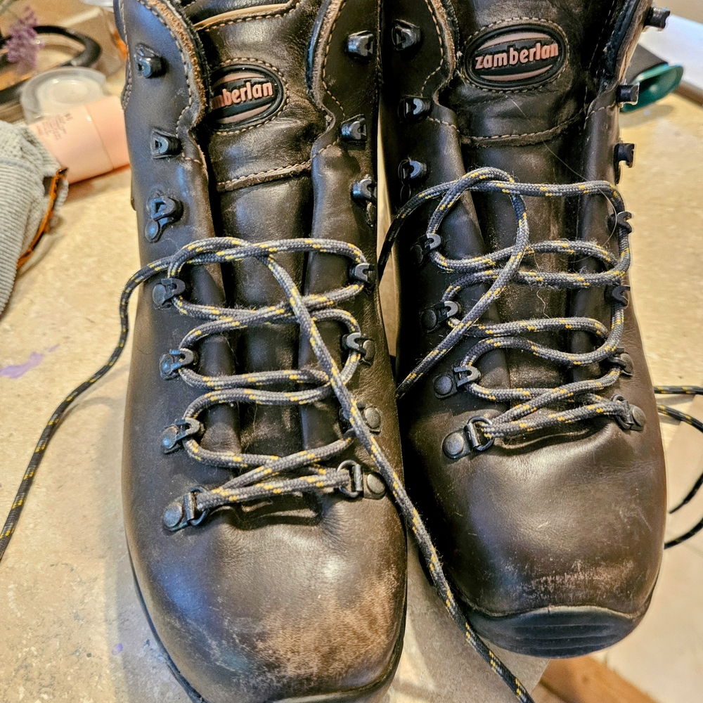 Women's Black Lace Up Boots